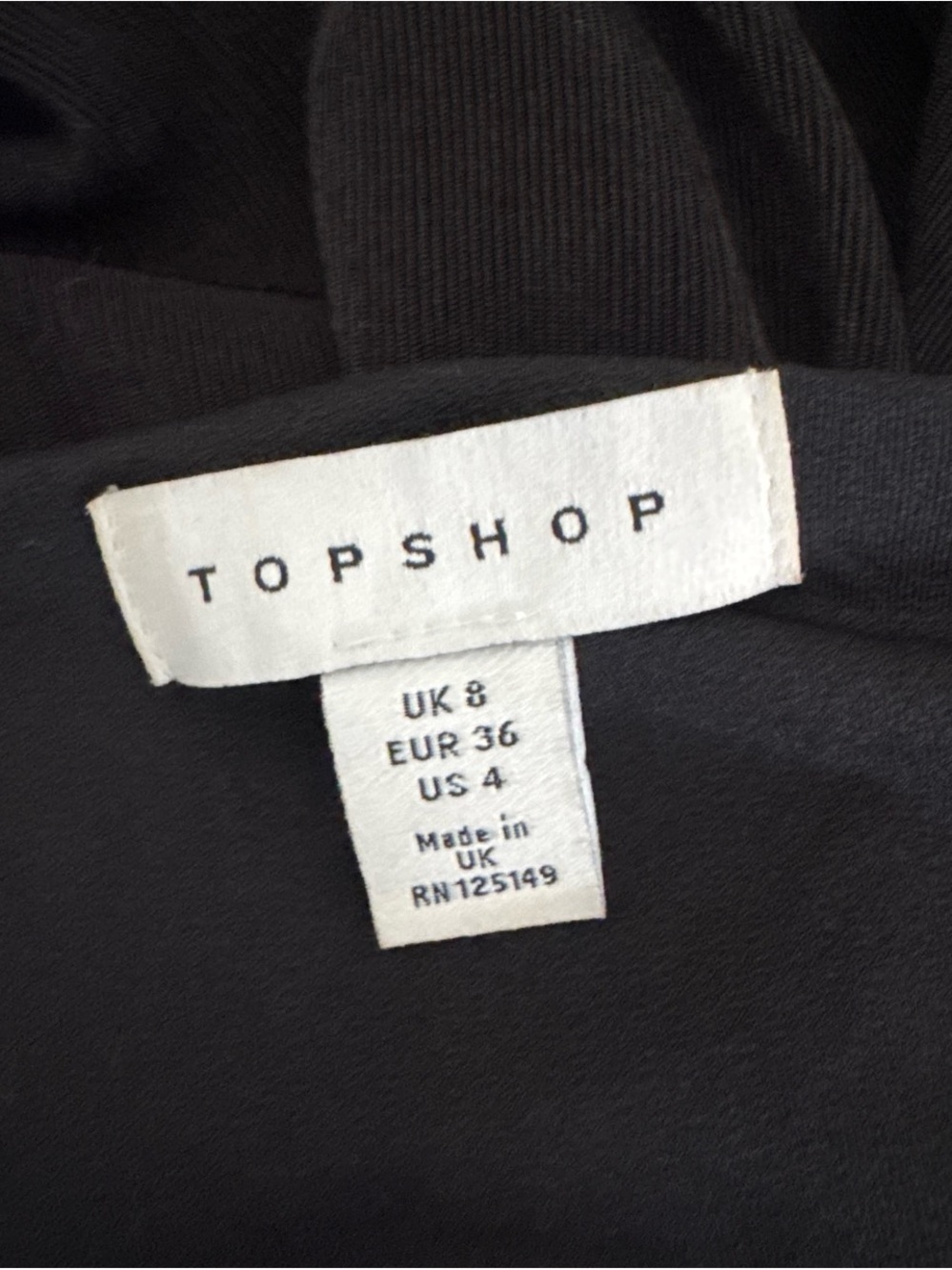Topshop Cowl Neck Halter Mini Dress - Picture 4 of 4